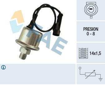 FAE 14030 Sensor, oil pressure
