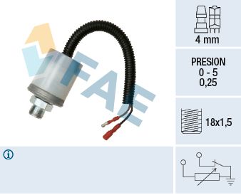 Sensor, oil pressure FAE 14090