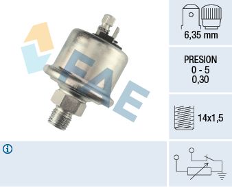 FAE 14560 Sensor, oil pressure
