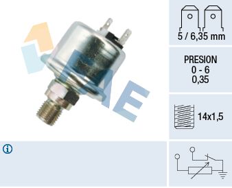Sensor, oil pressure FAE 14670