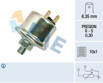 FAE 14740 Sensor, oil pressure