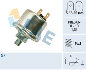 Sensor, oil pressure FAE 14750