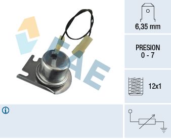 FAE 14800 Sensor, oil pressure