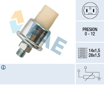 Sensor, oil pressure FAE 14860
