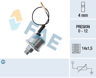 FAE 14900 Sensor, oil pressure