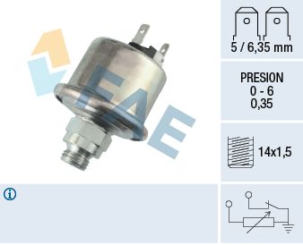 Sensor, oil pressure FAE 14910