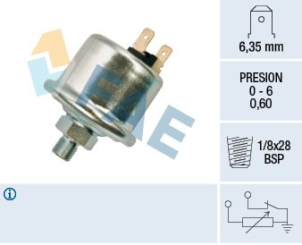 Sensor, oil pressure FAE 14940