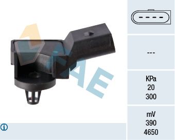 FAE 15007 Sensor, boost pressure