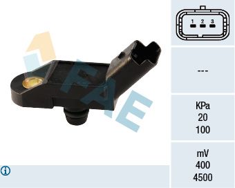 Sensor, intake manifold pressure FAE 15009