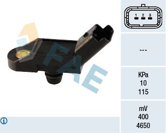 FAE 15011 Sensor, intake manifold pressure