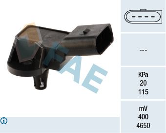 FAE 15033 Sensor, intake manifold pressure