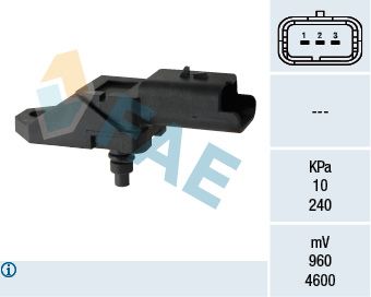 FAE 15046 Sensor, intake manifold pressure