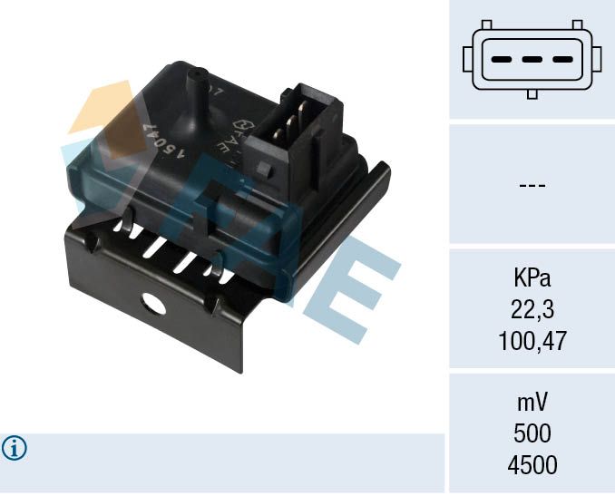FAE 15047 Sensor, intake manifold pressure