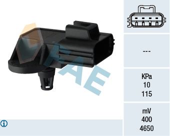 Sensor, intake manifold pressure FAE 15050