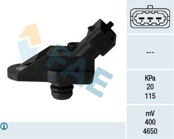 Sensor, intake manifold pressure FAE 15059