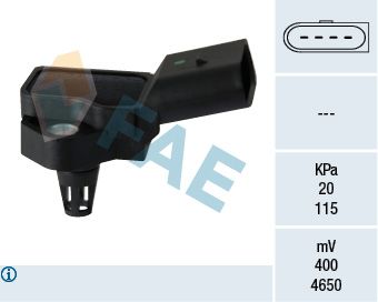 FAE 15060 Sensor, intake manifold pressure