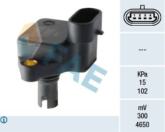 Sensor, intake manifold pressure FAE 15062