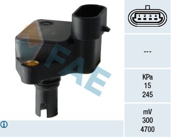 FAE 15064 Sensor, intake manifold pressure