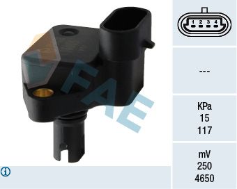 FAE 15065 Sensor, intake manifold pressure