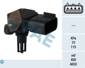 FAE 15070 Sensor, intake manifold pressure