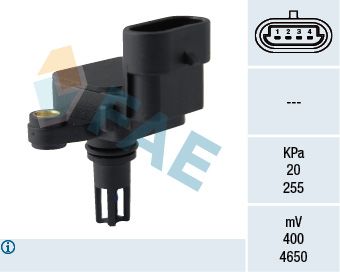 Sensor, intake manifold pressure FAE 15110