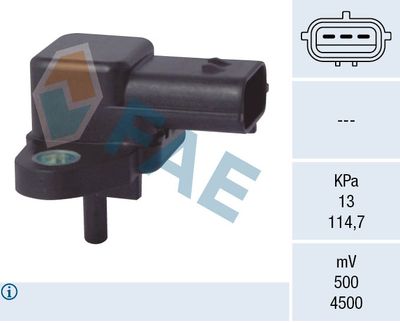 Sensor, intake manifold pressure FAE 15112
