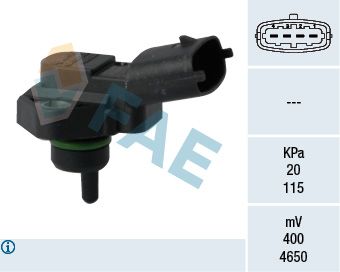 Sensor, intake manifold pressure FAE 15119