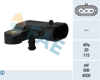 Sensor, intake manifold pressure FAE 15120