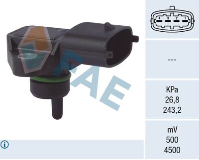 Sensor, intake manifold pressure FAE 15124