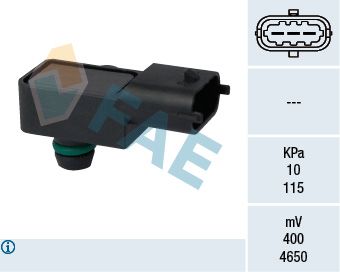 Sensor, intake manifold pressure FAE 15127