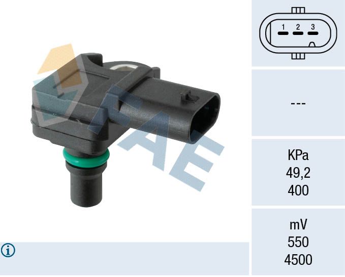 FAE 15136 Sensor, intake manifold pressure
