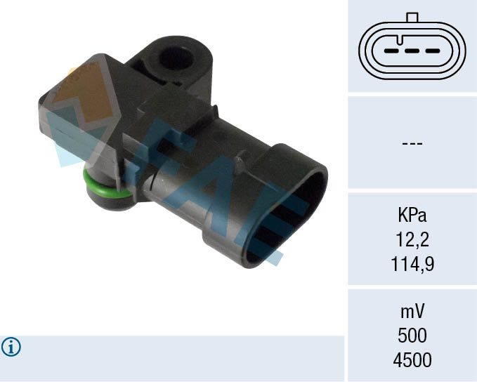 FAE 15143 Sensor, intake manifold pressure