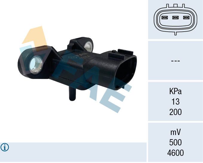 FAE 15154 Sensor, intake manifold pressure