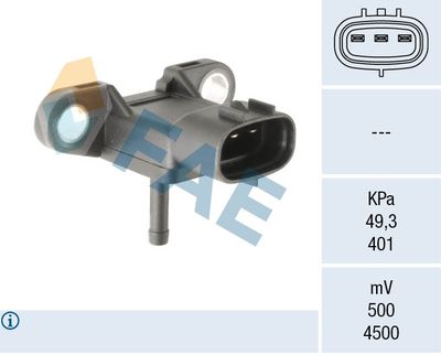 Sensor, intake manifold pressure FAE 15156