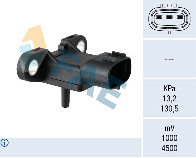 FAE 15158 Sensor, intake manifold pressure