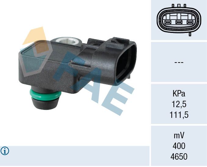FAE 15164 Sensor, intake manifold pressure