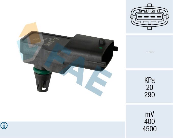 FAE 15174 Sensor, intake manifold pressure