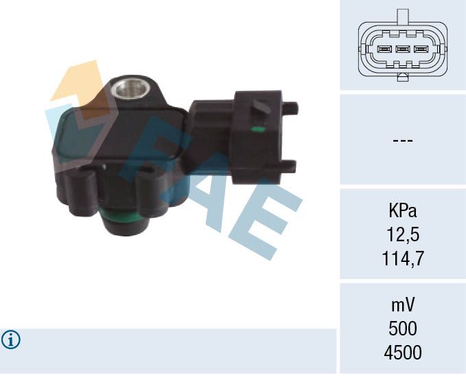 FAE 15177 Sensor, intake manifold pressure