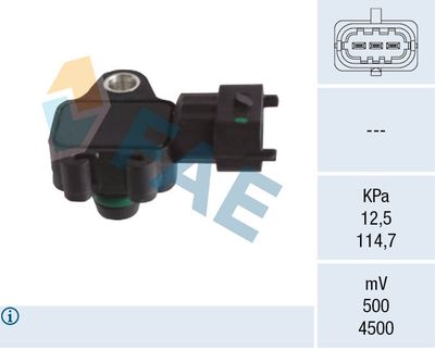 Sensor, intake manifold pressure FAE 15177