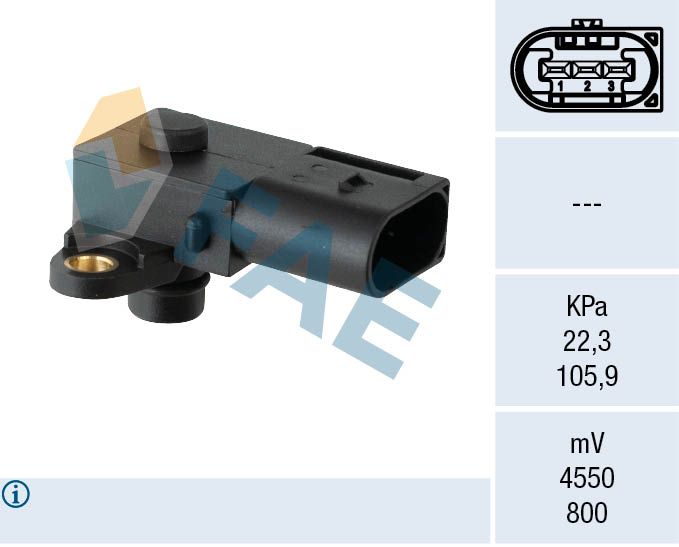 FAE 15204 Sensor, intake manifold pressure