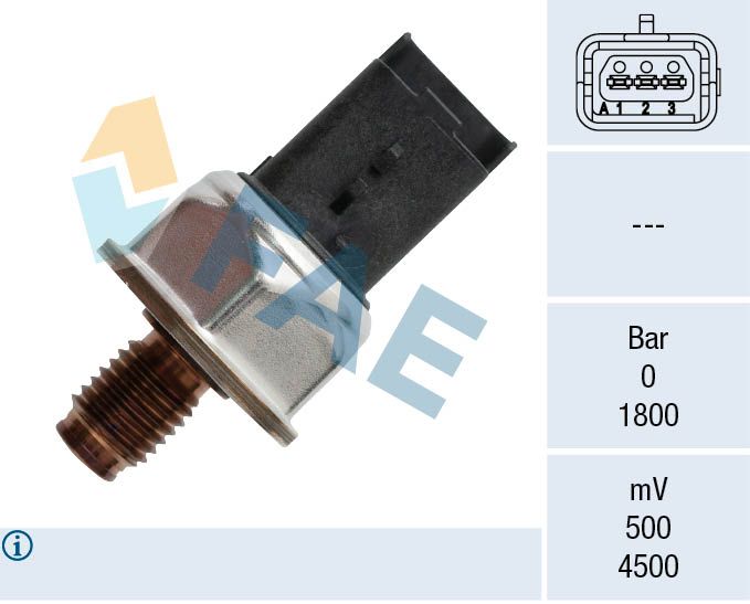 FAE 15601 Sensor, fuel pressure