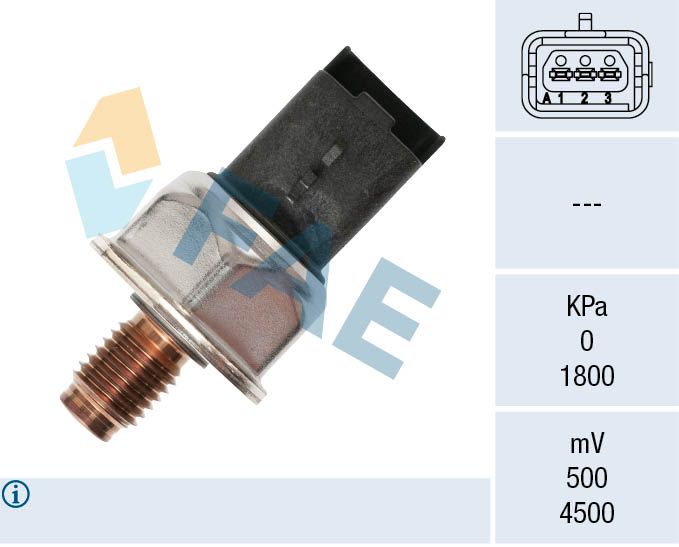 FAE 15602 Sensor, fuel pressure