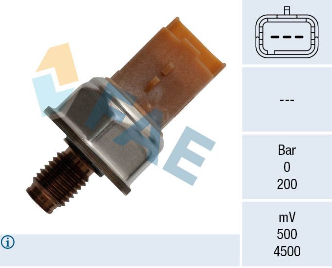FAE 15607 Sensor, fuel pressure