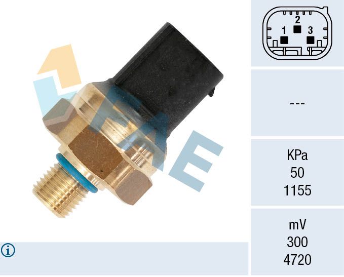 FAE 15614 Sensor, fuel pressure