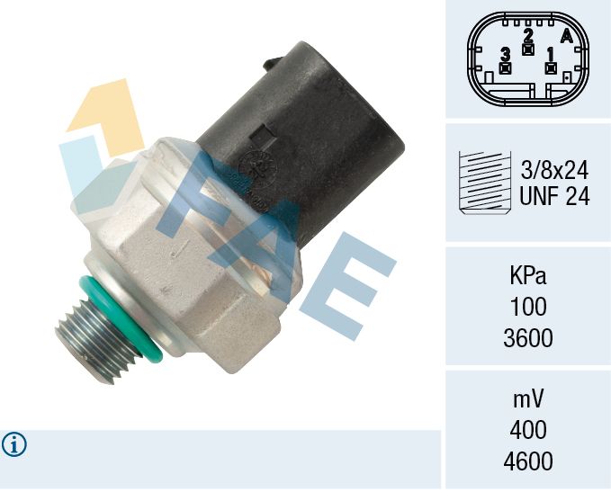 FAE 15803 Pressure Switch, air conditioning