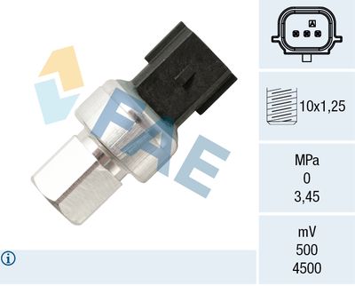 Pressure Switch, air conditioning FAE 15804