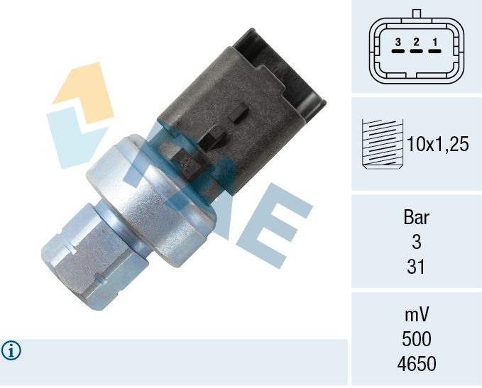 FAE 15806 Pressure Switch, air conditioning