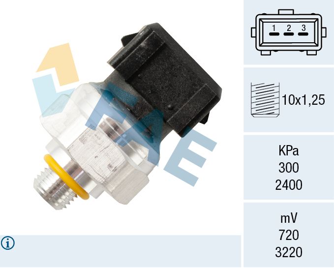 FAE 15809 Pressure Switch, air conditioning