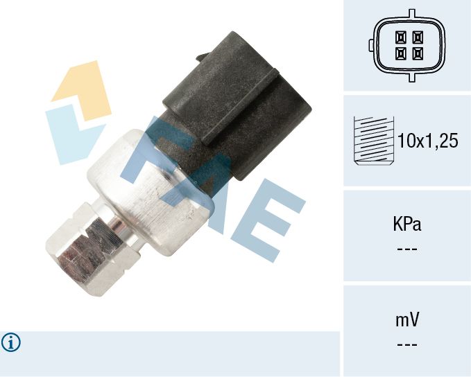 FAE 15812 Pressure Switch, air conditioning