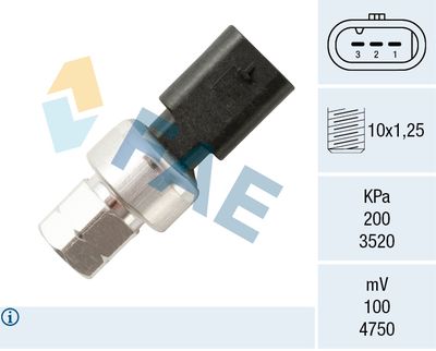 Pressure Switch, air conditioning FAE 15814